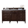 Brittany 60" Burnished Mahogany Single (Vanity Only Pricing)